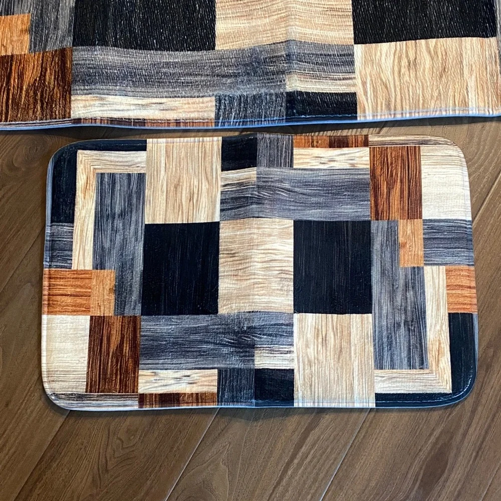 Patchwork Patterned Rug3 piece Set - Picture 3 of 6